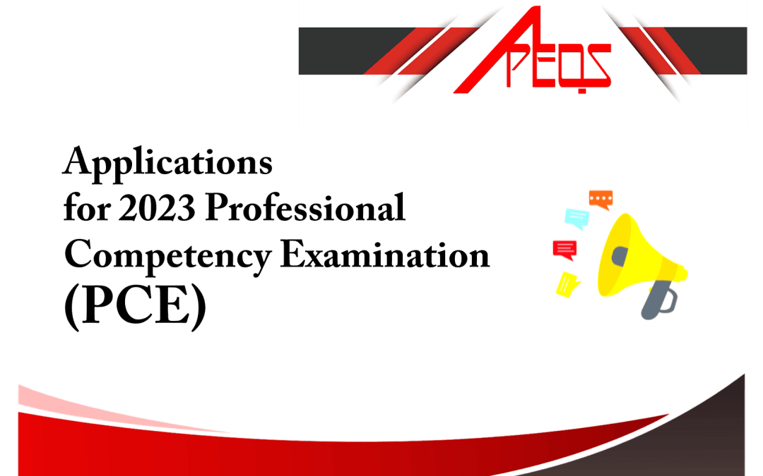 BAPEQS Professional Competency Examination 2023